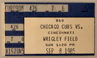9/8/85 Pete Rose HIT # 4191 Ties Ty Cobb