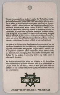 9/17/2019 Wrigley Rooftops Cubs versus Reds