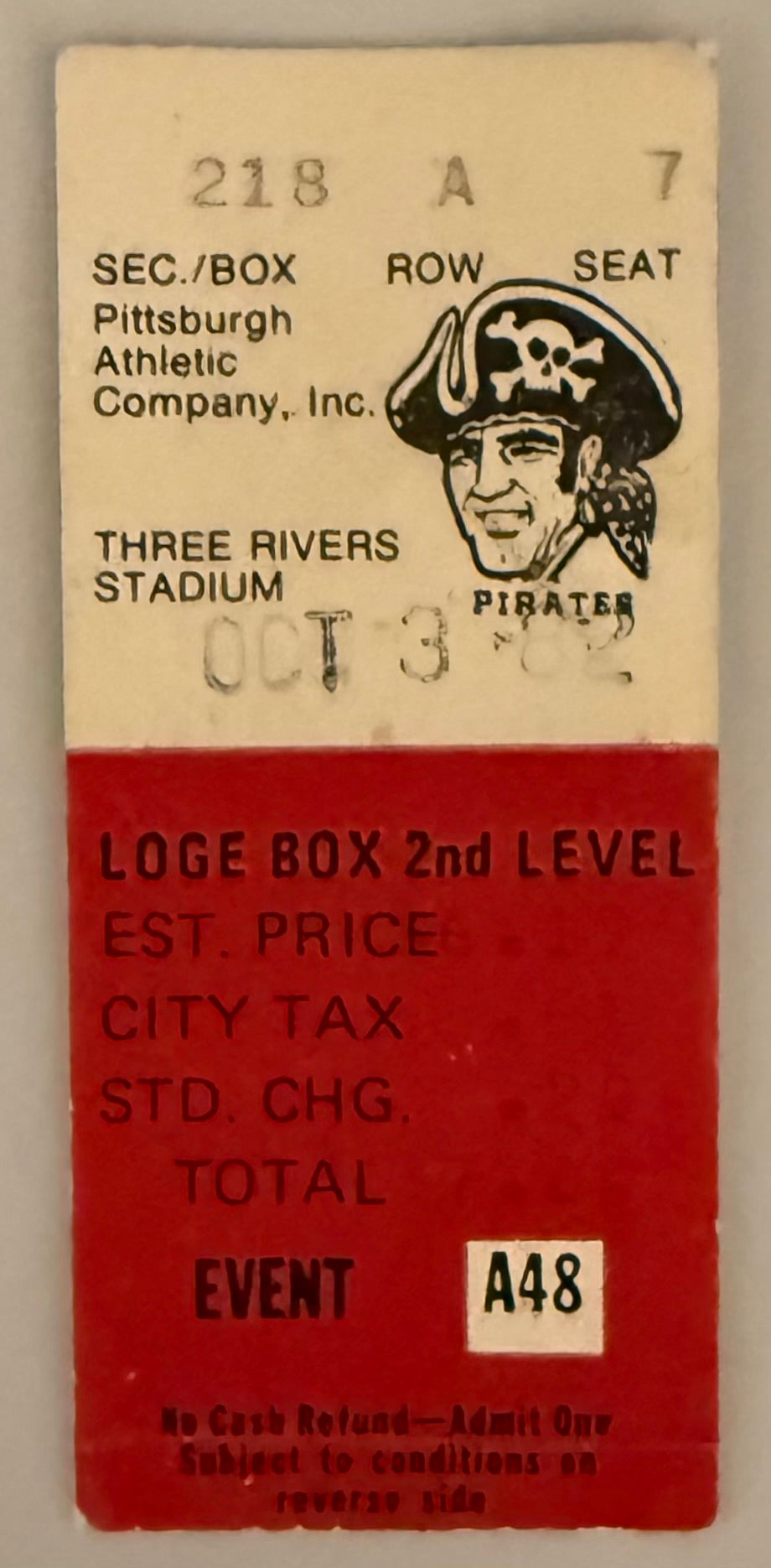 October 3, 1982, Willie Stargell Final Game, MK