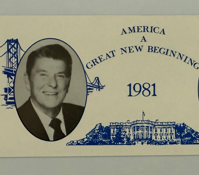 1981 First Inauguration of Ronald Regan and George Bush, January 20, 1981