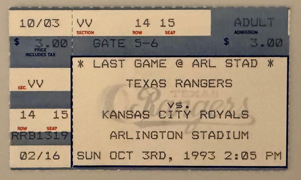 October 3, 1993, George Brett Final Game Kansas City Royals