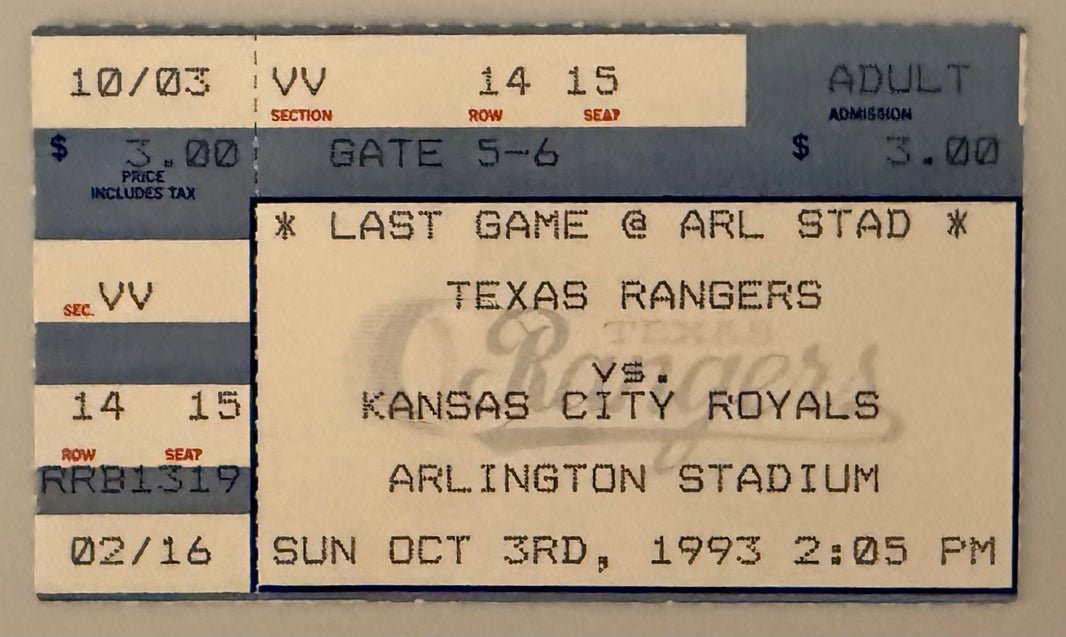 October 3, 1993, George Brett Final Game Kansas City Royals