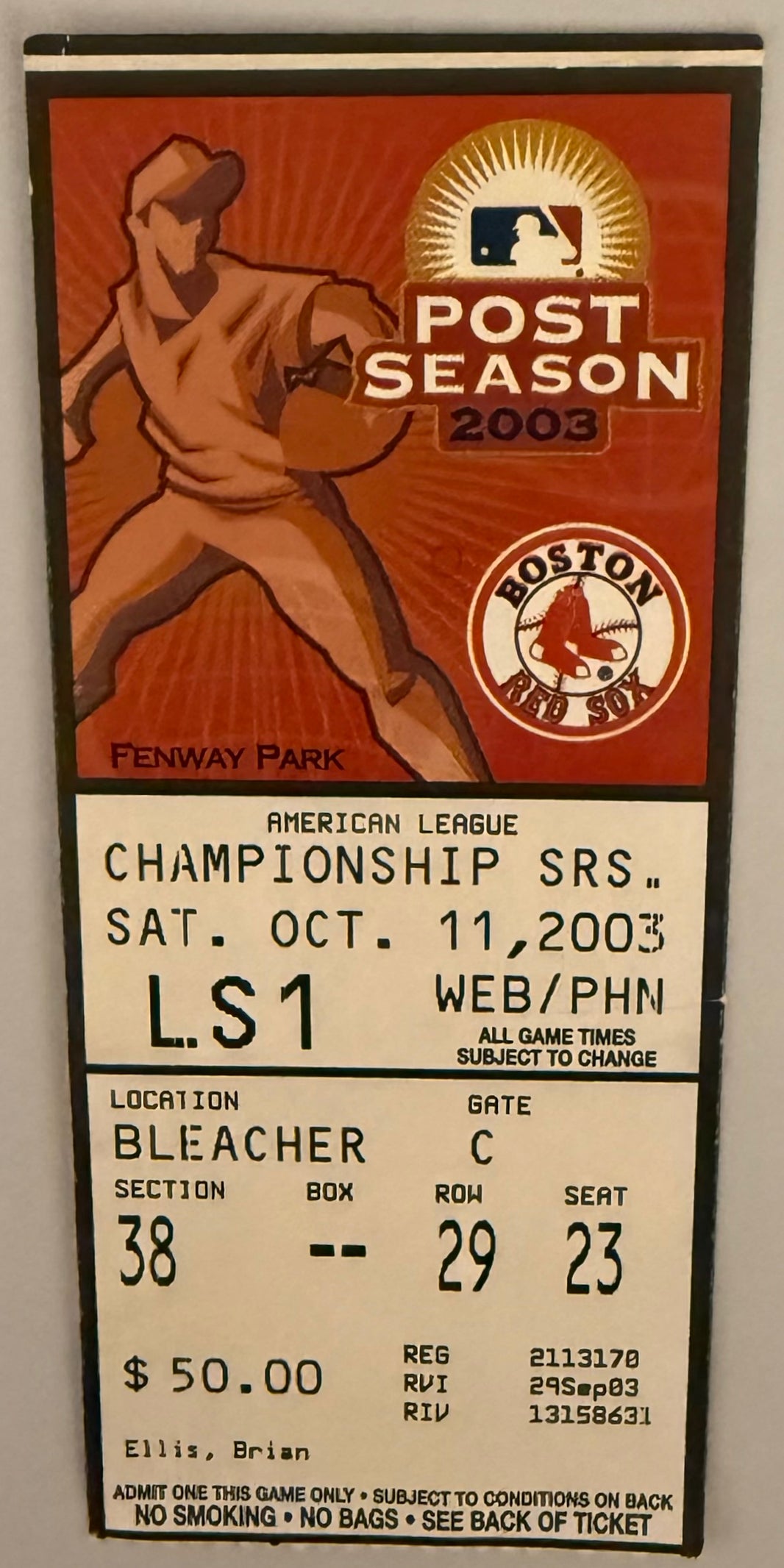 October 11, 2003, ALCS Game Three - Pedro Martinez/Don Zimmer Brawl