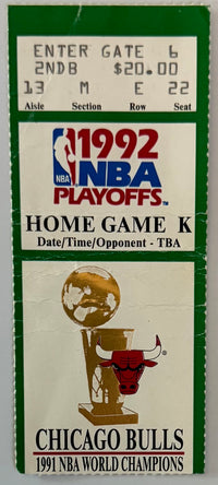 1992 Bulls Playoff Game K, Michael Jordan Shrug Game, Fair Condition