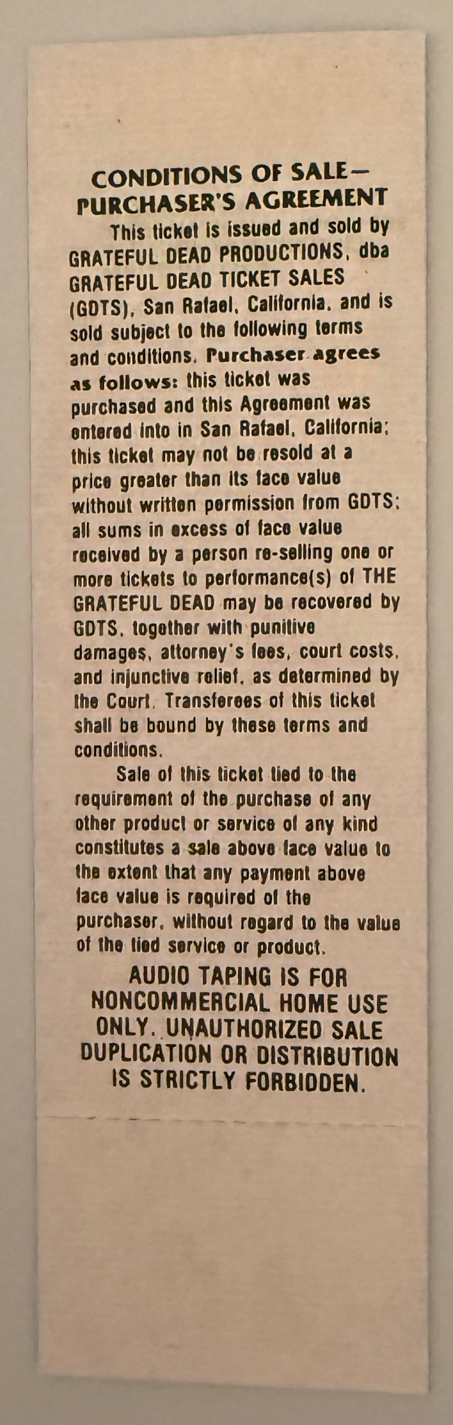 September 9, 1993, Grateful Dead, Richfield Coliseum