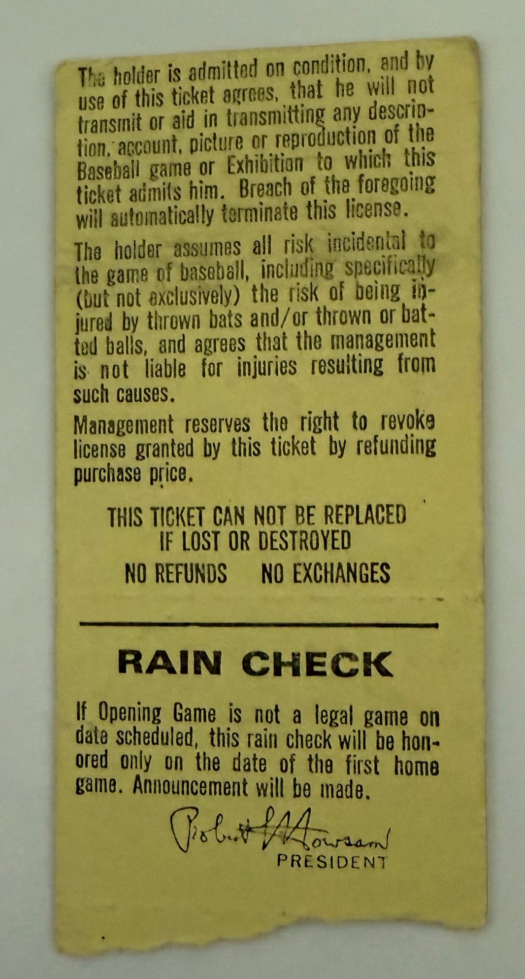 1974 Cincinnati Reds Opening Day Game, Hank Aaron ties Babe Ruth's Home Run Record.  Also, Marty Brennaman Debut