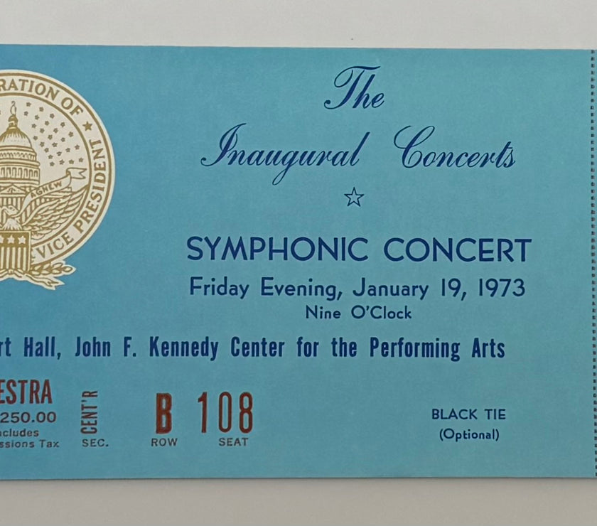 1973 A Symphonic Concert Prior to the Inauguration of Richard Nixon, January 19, 1973