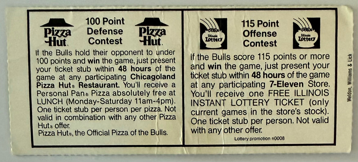 1992 Bulls Playoff Game K, Michael Jordan Shrug Game, Fair Condition