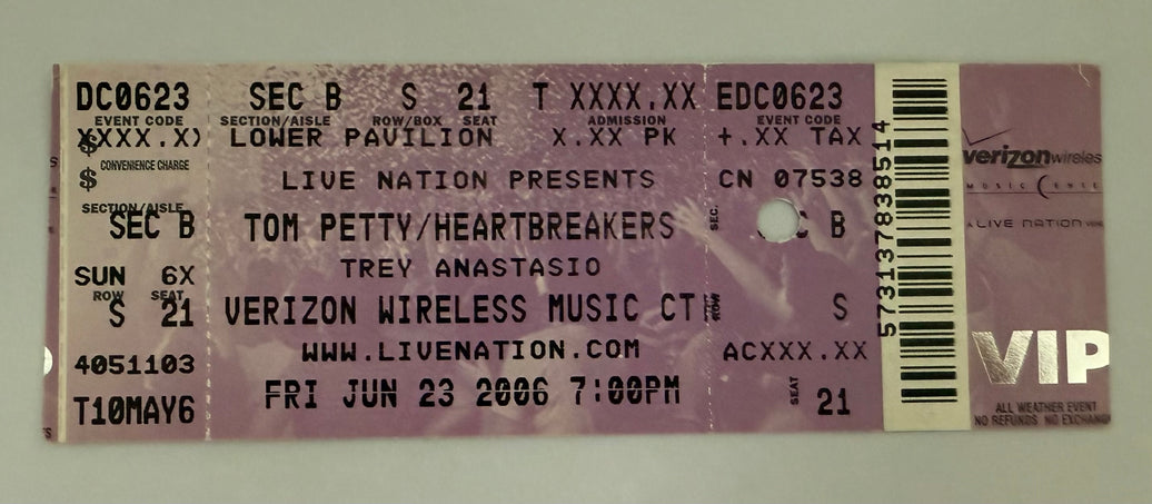 2006 Tom Petty and the Heartbreakers, Verizon Wireless Music Center, June 23, 2006