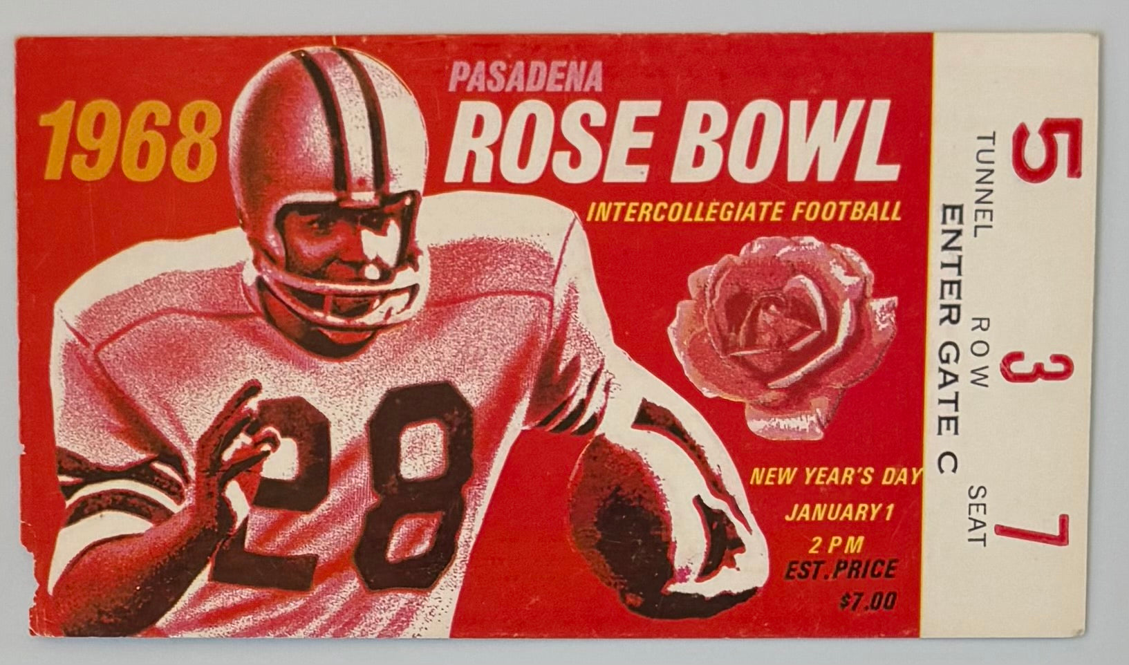 January 1, 1968, 1968 Rose Bowl Game, OJ Simpson