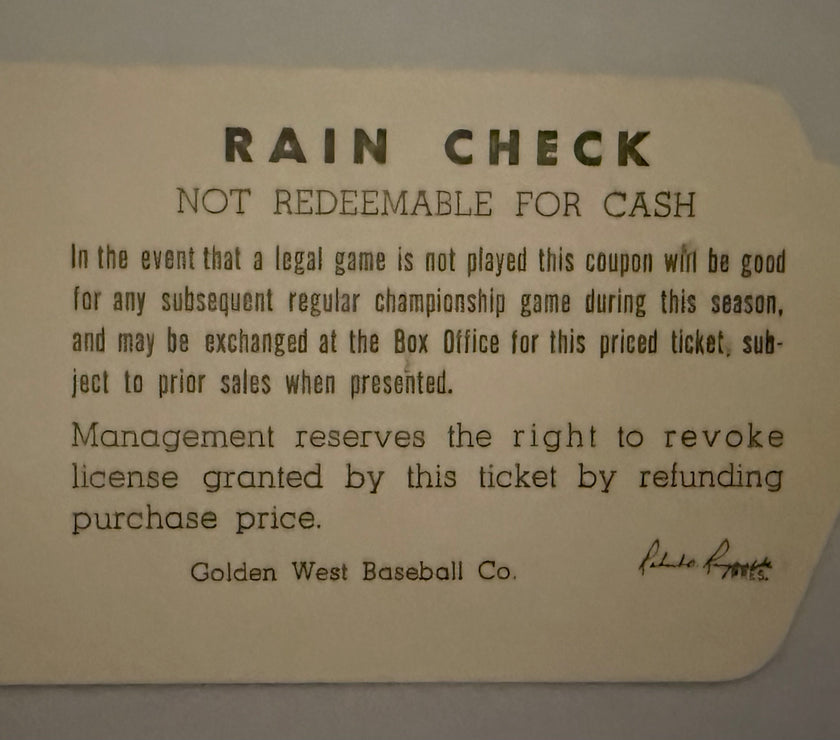 1966 First Game at Anaheim Stadium April 19, 1966 Die Cut