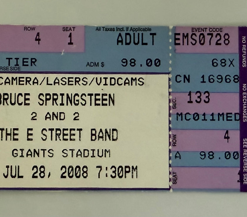 2008 Bruce Springsteen and the E St. Band at the Giants Stadium, July 28, 2008