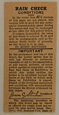 August 29, 1941, Brooklyn Dodgers at Polo Grounds