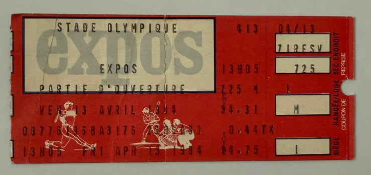 1984 Pete Rose Achieves Milestone Hit #4000  In Montreal April 13, 1984