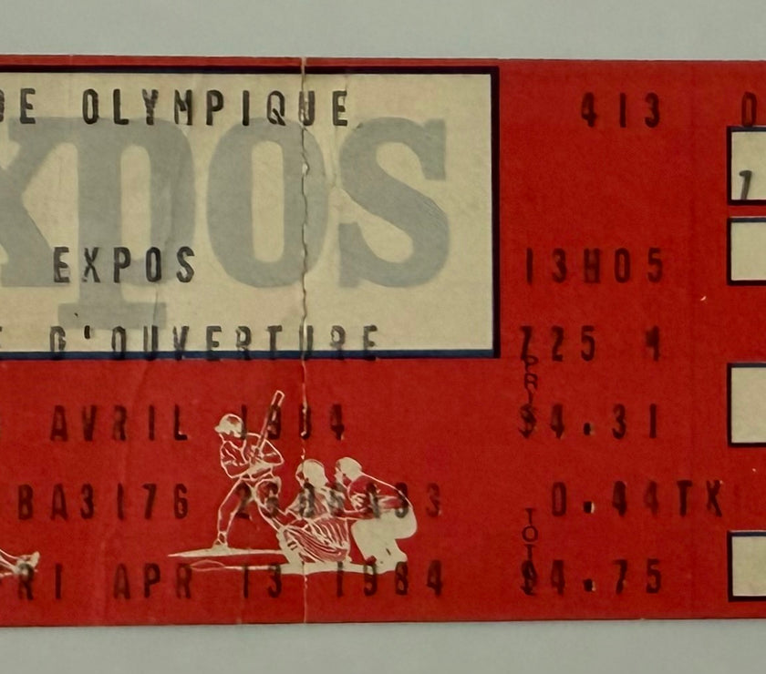 1984 Pete Rose Achieves Milestone Hit #4000  In Montreal April 13, 1984