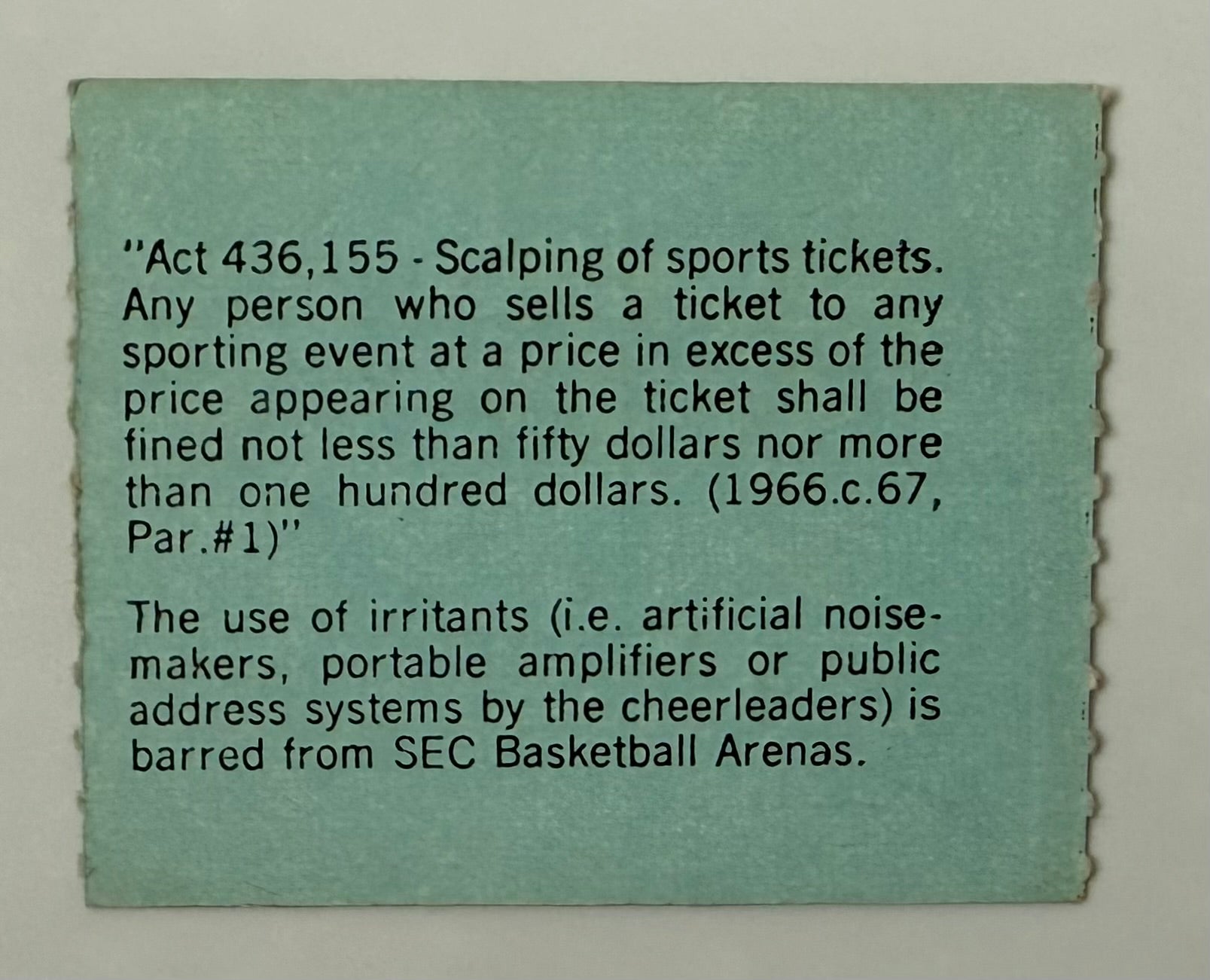 1979 LSU versus University of Kentucky at Rupp Arena, January 6, 1979