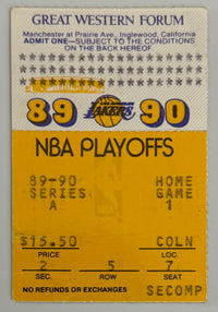 April 27, 1990, 1990 NBA Playoffs, Lakers versus Rockets