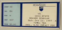 October 11, 1997, Ohio State University at Penn State University