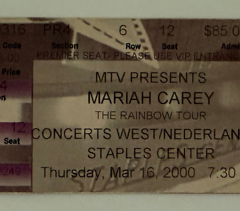 2000 Mariah Carey at the Staples Center, March 16, 2000