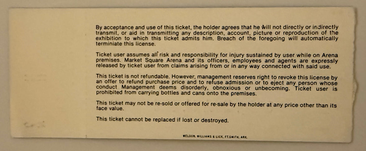 3/18/1979  1979 Mideast Regional NCAA Basketball Finals, Full Ticket Magic Johnson