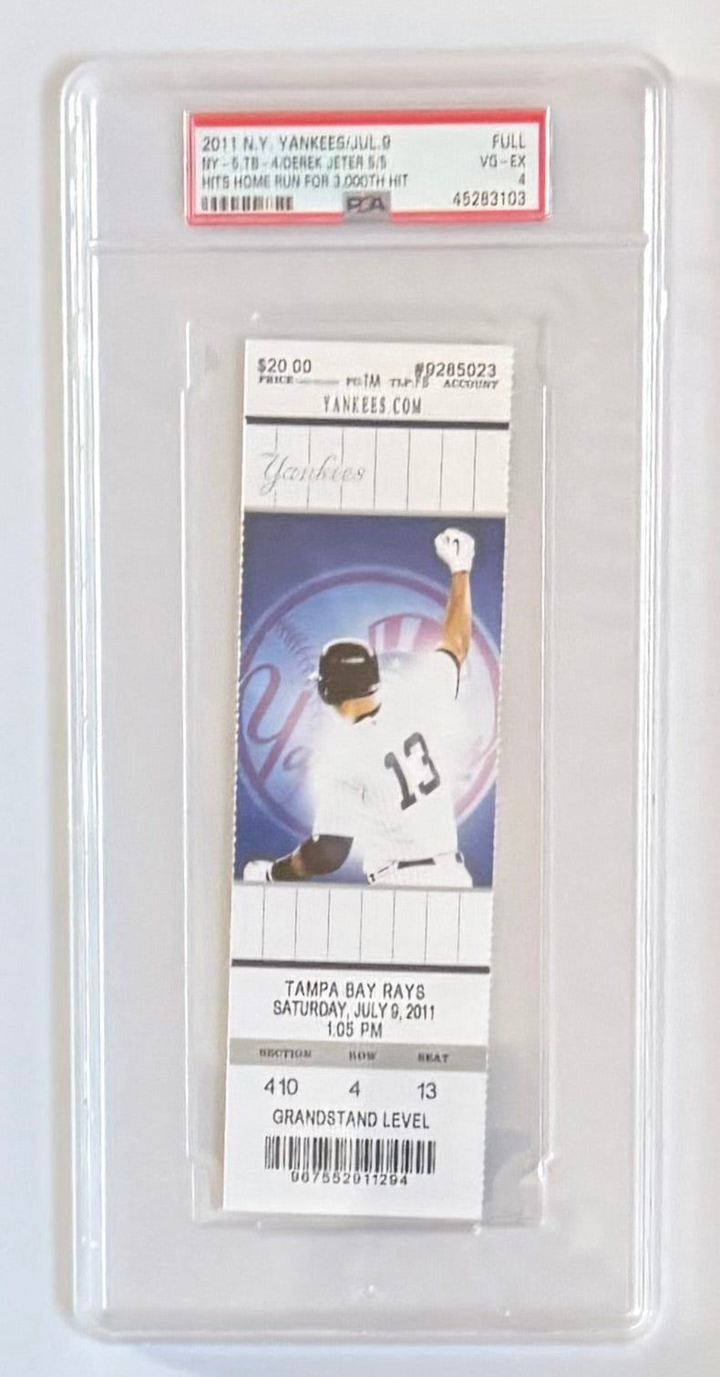 July 9, 2011, Derek Jeter 3000 Hit, 5/5 Hits Home Run