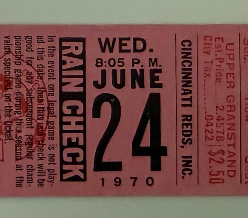 1970 Final Game at Crosley Field, June 24, 1970