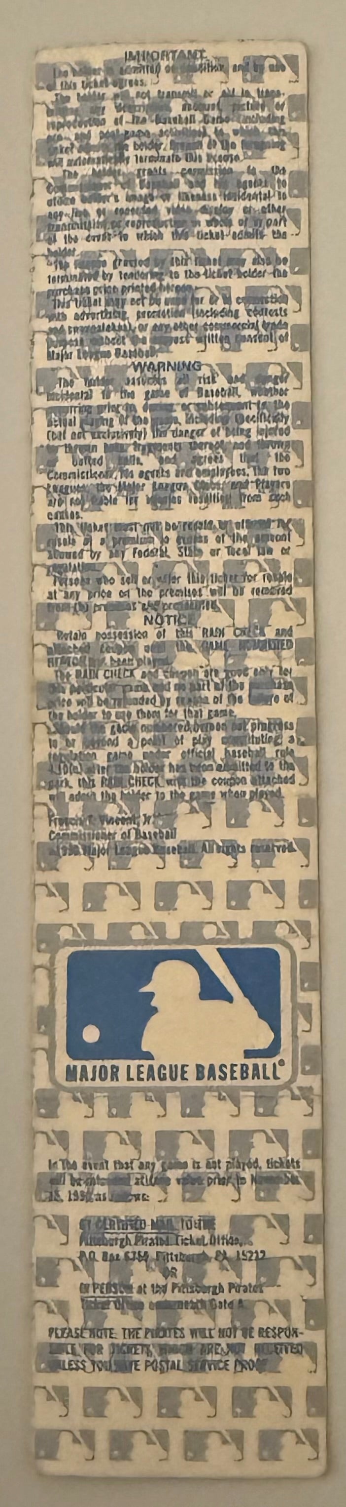 1990 NLCS Game 3, Cincinnati versus Pittsburgh