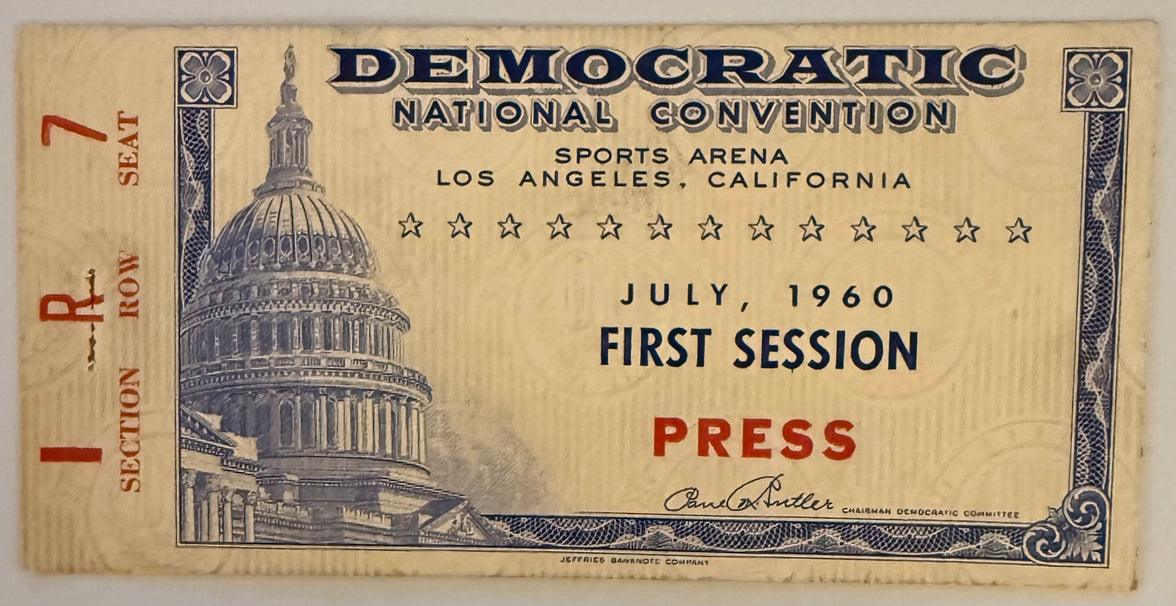 July 1960, Democratic National Convention, Session One - JFK (ST)