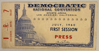 July 1960, Democratic National Convention, Session One - JFK (ST)