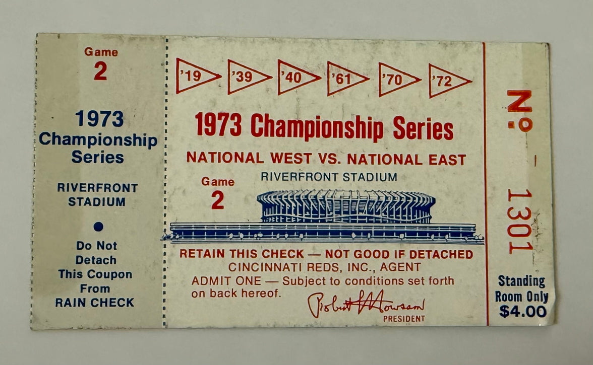 1973 NLCS between Cincinnati Reds and New York Mets, Game 2 at Riverfront Stadium