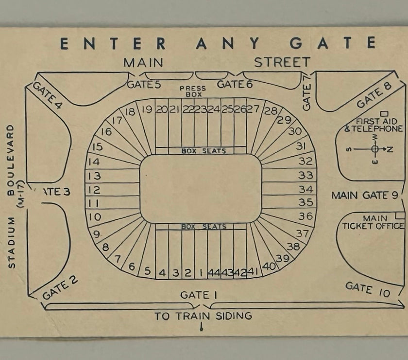 1963 Michigan versus Ohio State, Kennedy Assassination Weekend, 11/23/63, Game Played 11/30/63