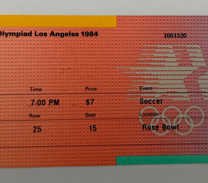 1984 Olympic Soccer Held August 1, 1984 at the Rose Bowl
