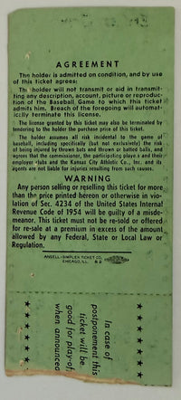 July 11, 1960, MLB All-Star Game