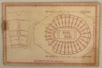 January 2, 1933, Rose Bowl Game, Pittsburgh versus Southern California, Condition
