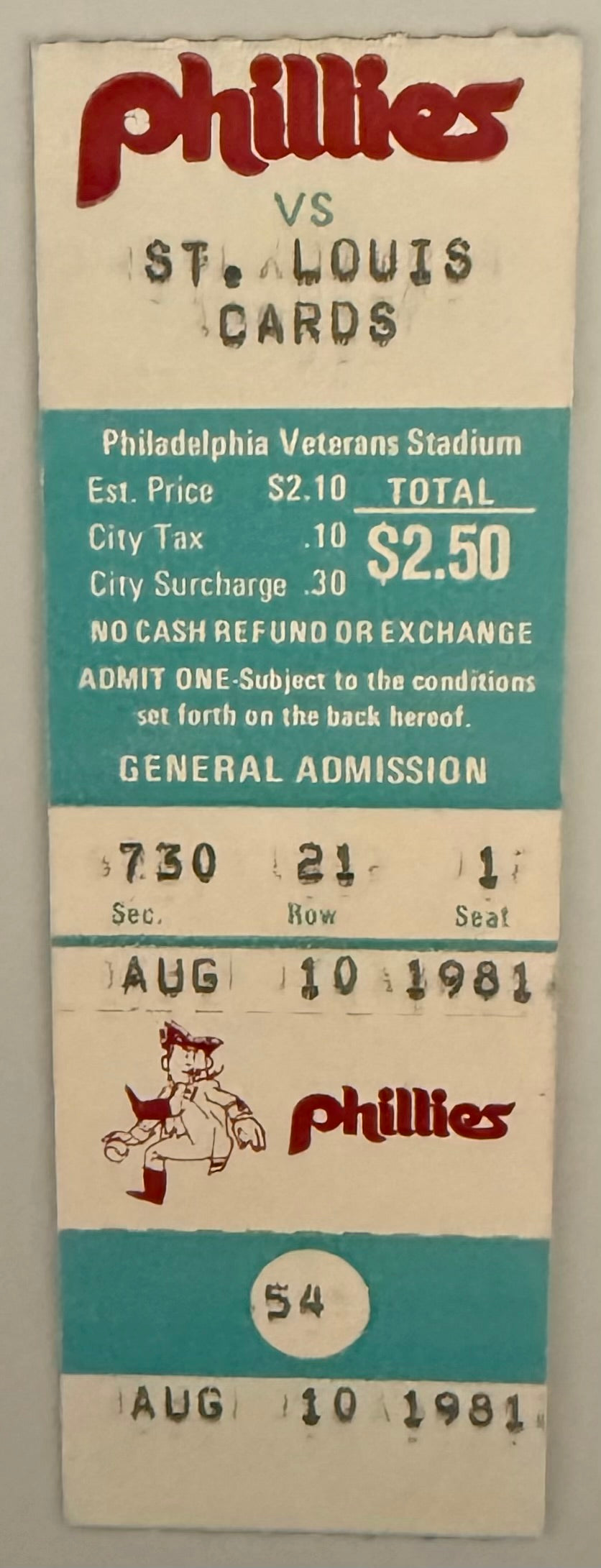 August 10, 1981, Rose Passes Musial for NL Hit Record