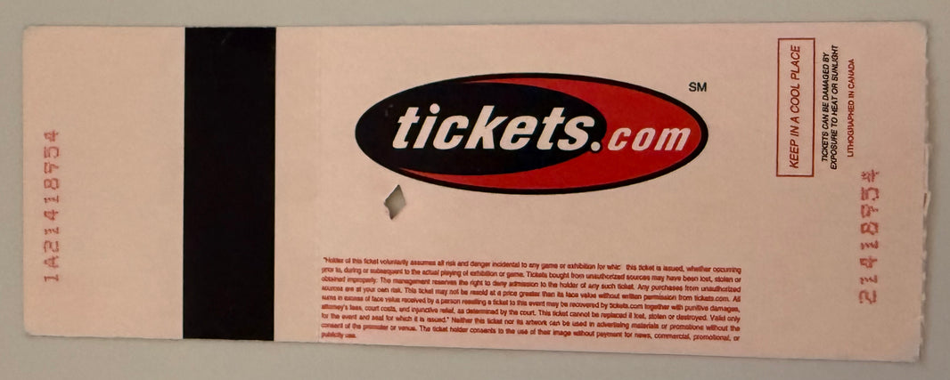 9/22/2002 Reds Last Game at Cinergy Field