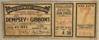 July 4, 1923, Dempsey - Gibbons Heavyweight Fight, The Fight that Broke a Town
