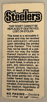 12/22/91 Chuck Noll Pittsburgh Steelers Final Game Coached
