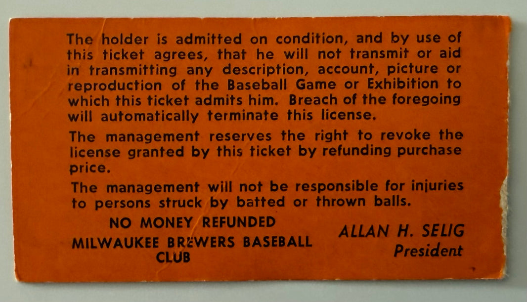 April 11, 1975, Hank Aaron's First Game Back in Milwaukee