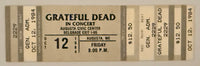 October 12, 1984, Grateful Dead, Augusta Maine Civic Center