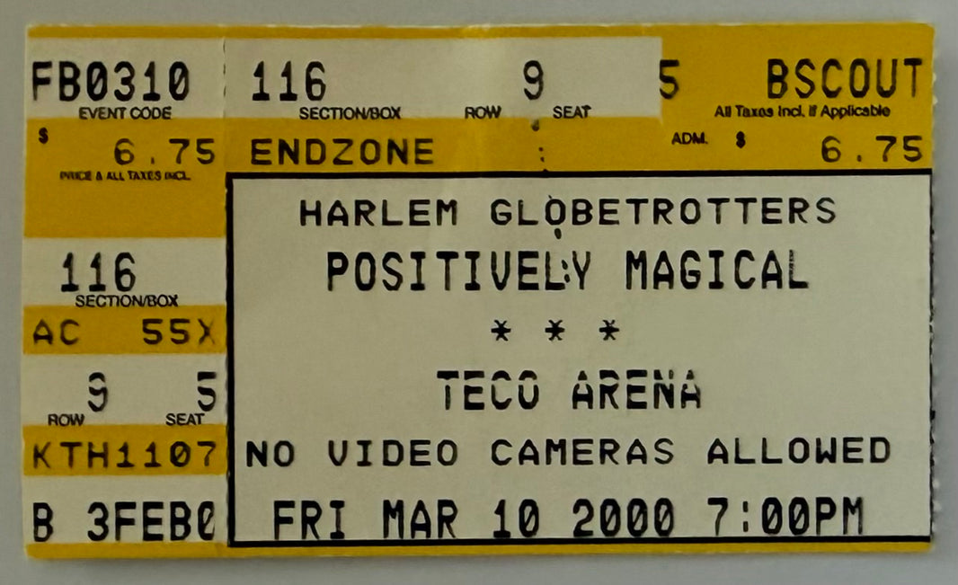 March 10, 2000, Harlem Globetrotters at TECO Arena