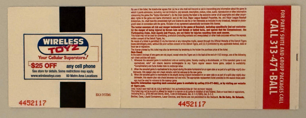 June 12, 2007, Tigers Versus Brewers, Justin Verlander First No Hitter