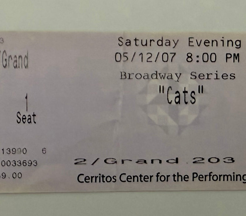 2007 Broadway Series of Cats, May 12, 2007