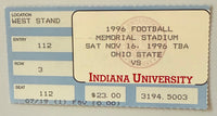 November 16, 1996, Ohio State University versus Indiana University