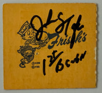 9/15/68 Cincinnati Bengals First Ever Home Game, Nippert Stadium, Signed by John Stofa