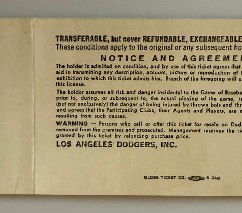 1978 LA Dodgers Opening Day