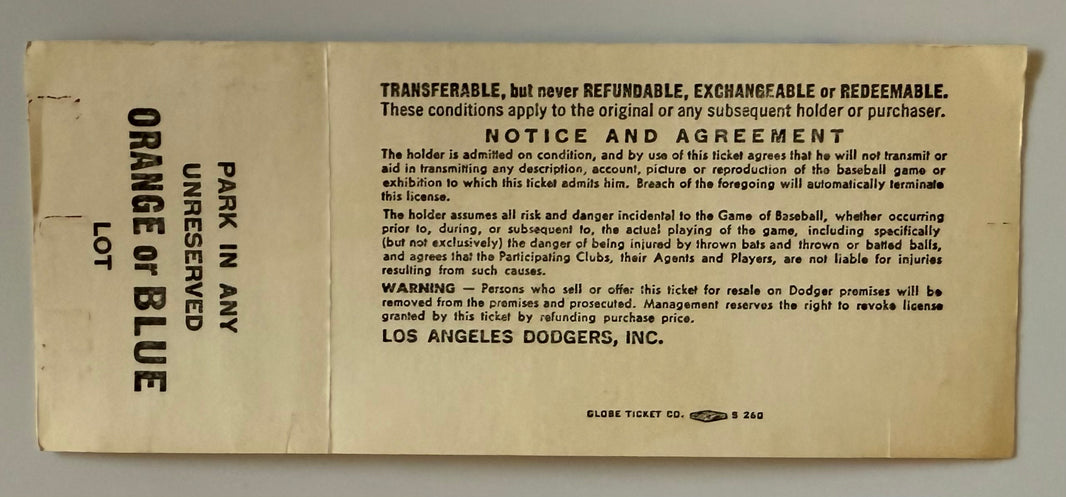 1978 LA Dodgers Opening Day