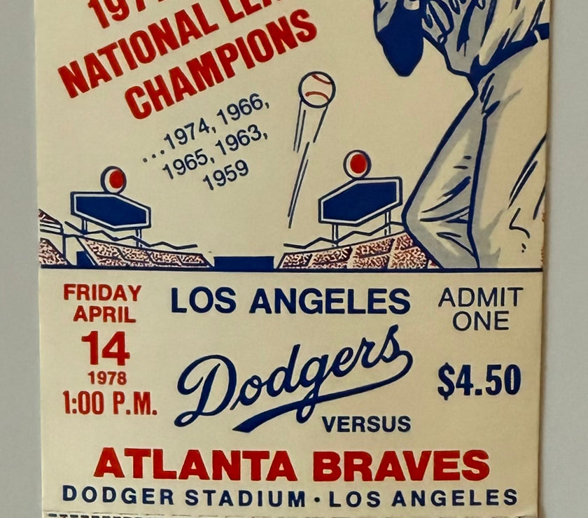1978 LA Dodgers Opening Day