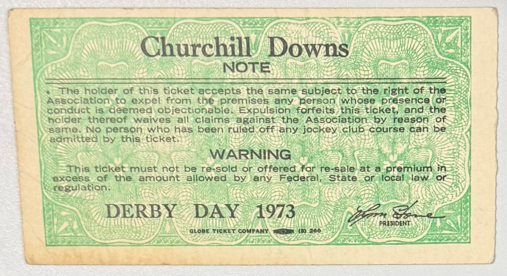 May 5, 1973, Kentucky Derby, Secretariat - Fair Condition