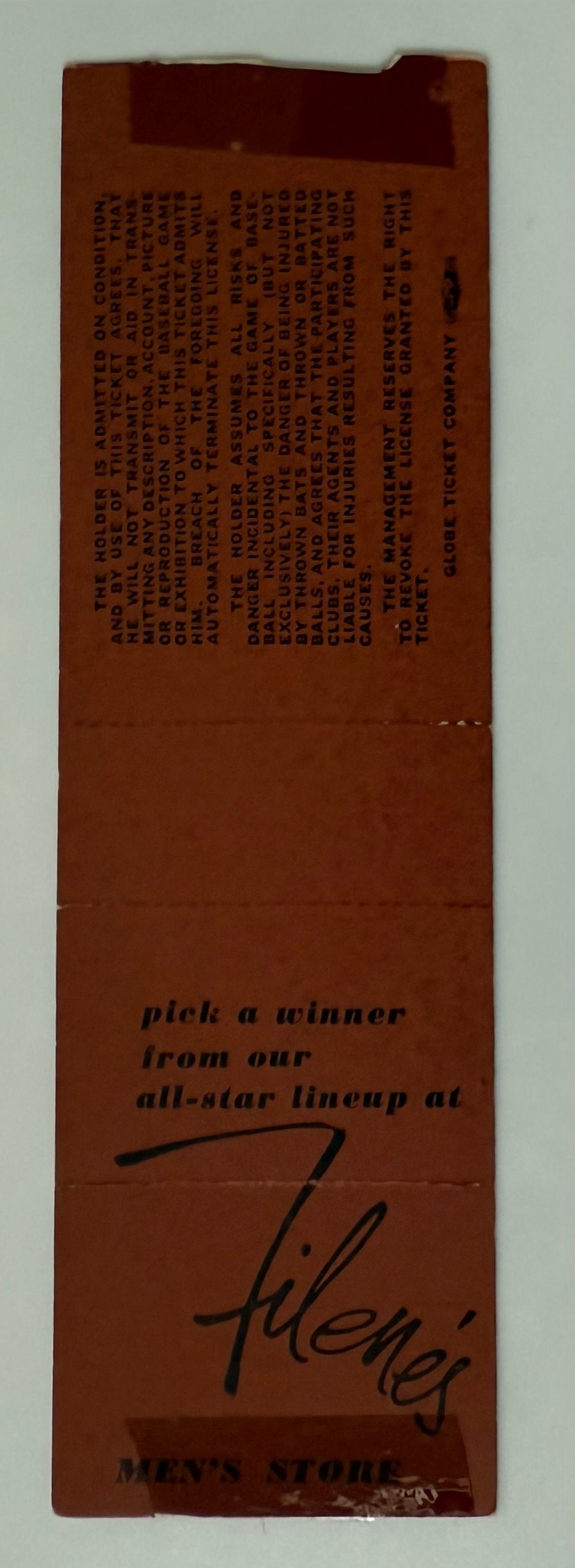 August 23, 1967, Boston Red Sox/Fenway Park, Full Ticket - Yaz Home Run